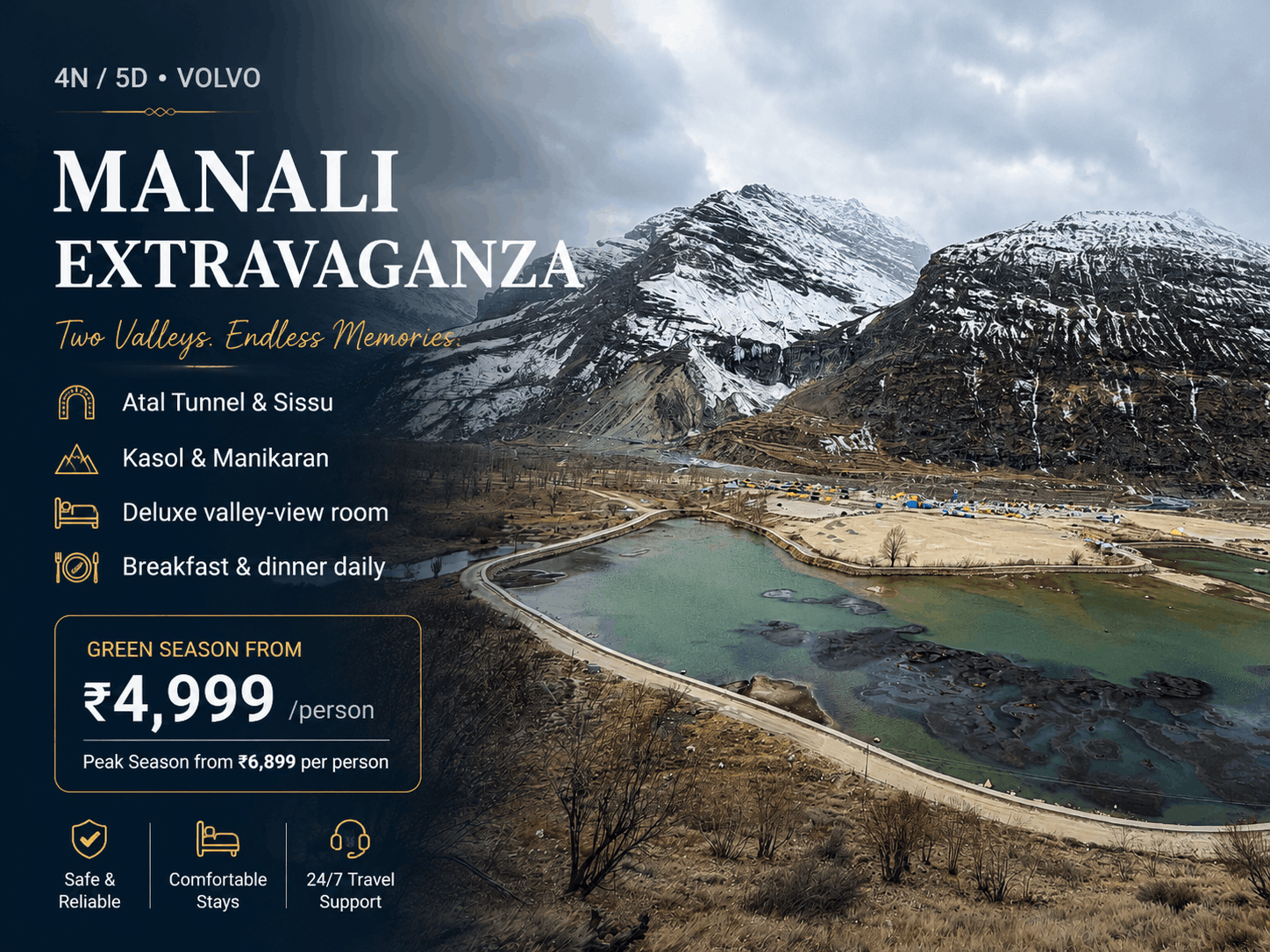 Manali Extravaganza Tour Package — 4 Nights / 5 Days from Delhi